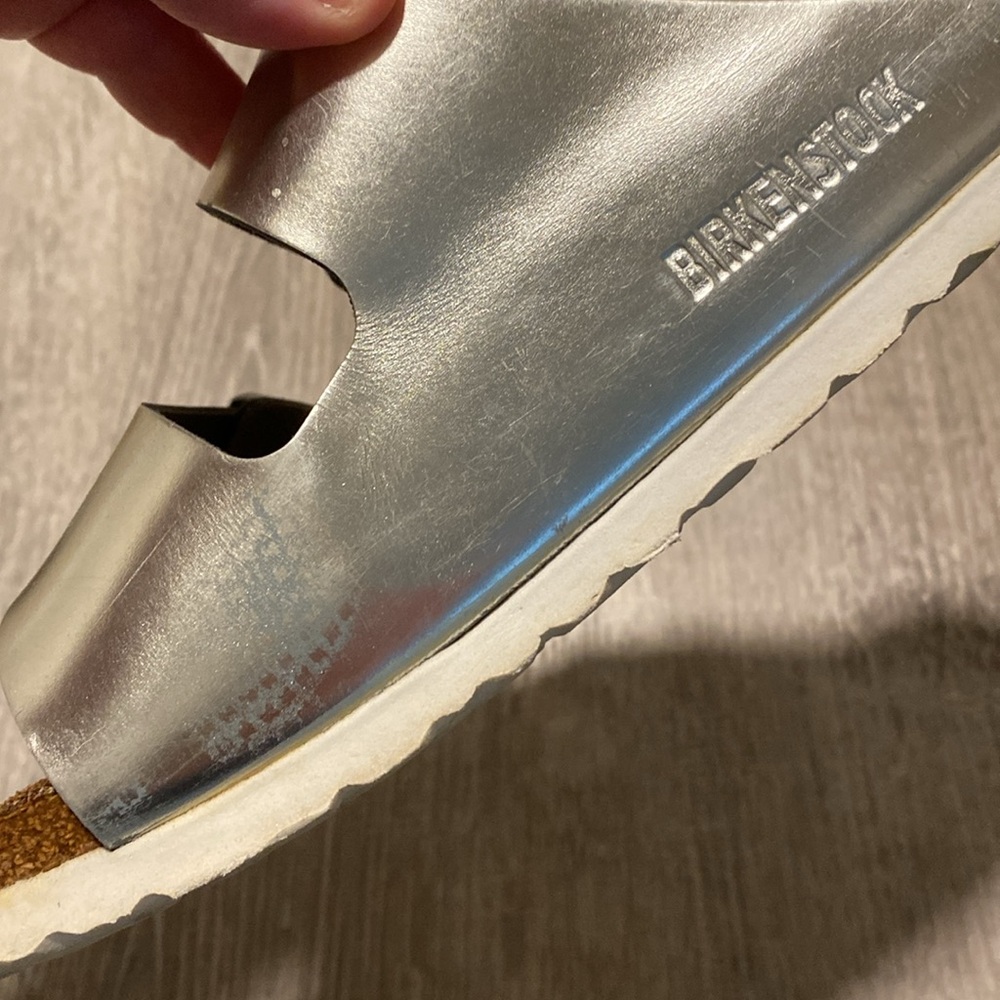 Birkenstock Arizona soft bed silver metallic - Picture 13 of 13